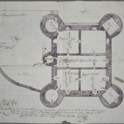 Plans du château abbatial - 1834