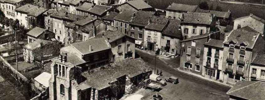 Vue aérienne de l'église Saint Jean