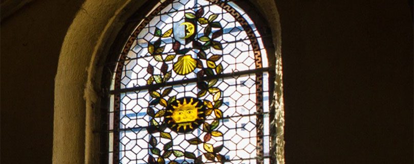Vitrail de l'église Saint Jean-Baptiste
